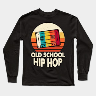 Old School Hiphop T shirt For Women Long Sleeve T-Shirt